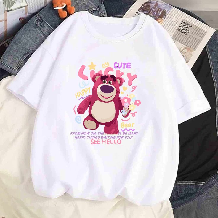 Lotso bear ,Cute Bear Dropshoulder T-Shirt