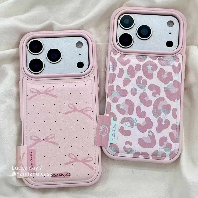 Sweet Kitty Pink Aesthetic iPhone Case